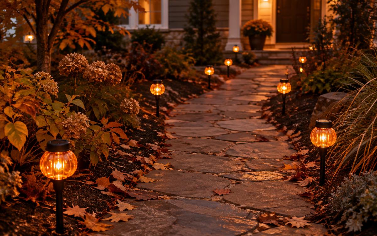 DenicMic Solar Halloween Lights lifestyle scene